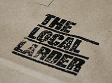 Local Larder stamped paper bag
